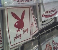 playboy buny sticker for sale at local market